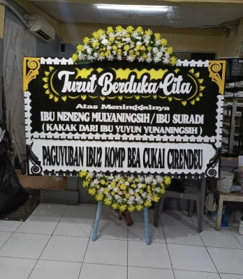 Papan Bunga di Lebeteng Tarub